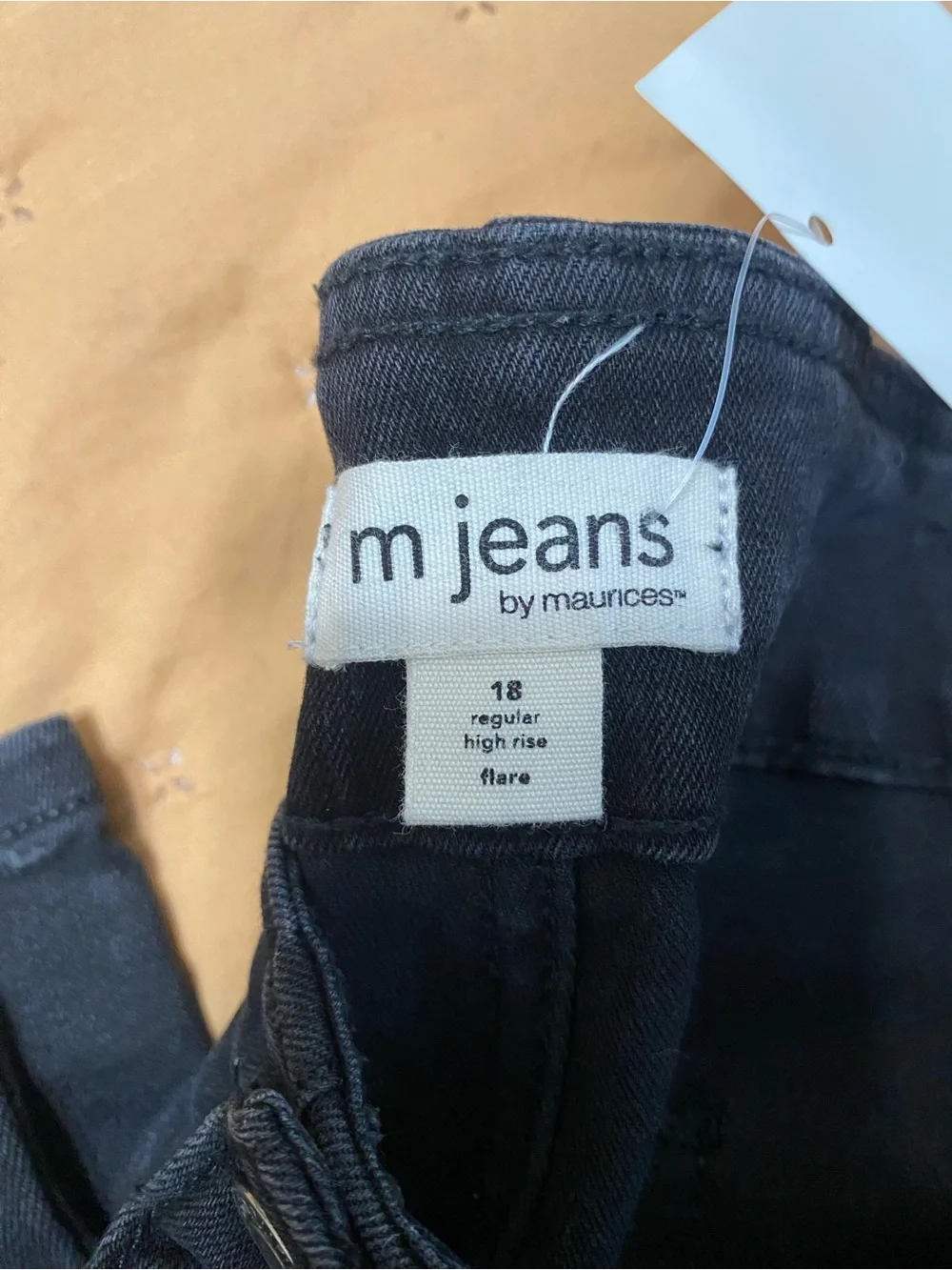 Women's Black Jeans - Classic High rise flare Fit